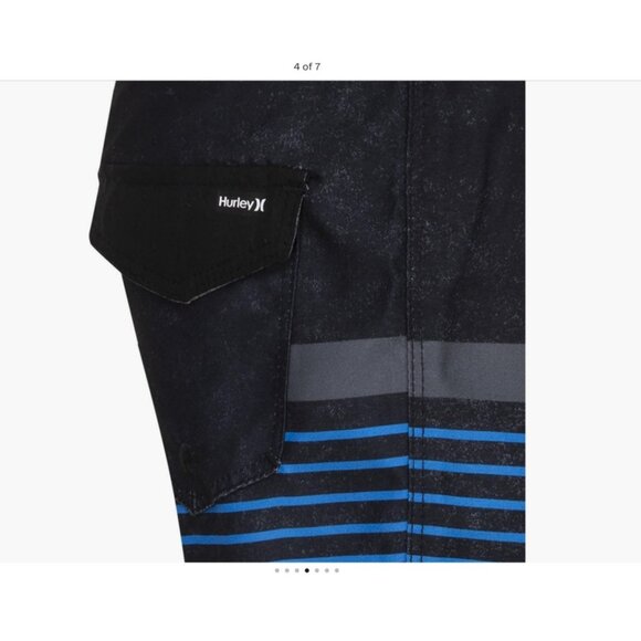 Kids' Gradient Stripe Board ShortsHurley Boys size 6 swimshorts- New NWT - Picture 6 of 7